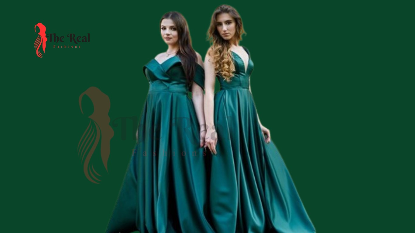 emerald green dress