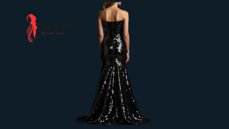 black Sequin dress